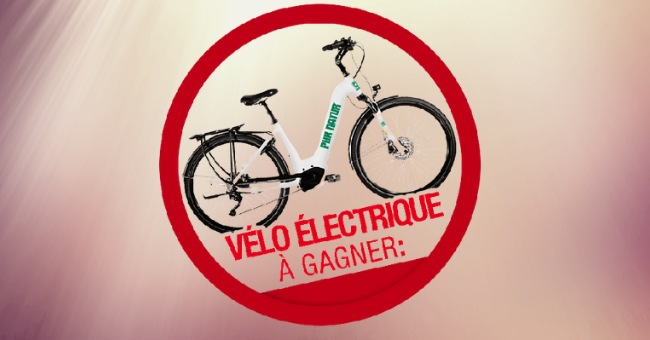 "Gagnez votre Vélo VAE d'une valeur de 1799€"
